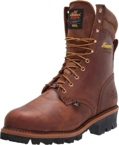THOROGOOD THOROGOOD LOGGER SERIES 9” WATERPROOF INSULATED STEEL TOE WORK BOOTS FOR MEN...