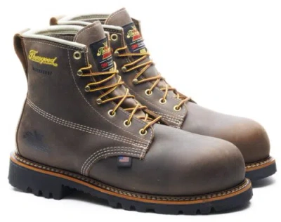 THOROGOOD THOROGOOD MEN'S AMERICAN HERITAGE 6" COMPOSITE TOE WP INSULATED WORK BOOT 804-4