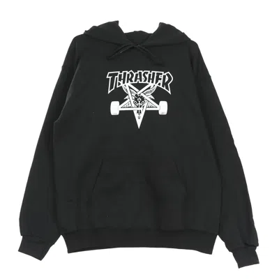 THRASHER MEN'S SKATEGOAT HOOD SWEATSHIRT BLACK/WHITE