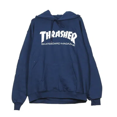 THRASHER MEN'S SKATEMAG HOOD NAVY/WHITE