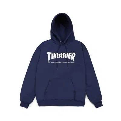 THRASHER MEN'S SKATEMAG HOOD NAVY/WHITE