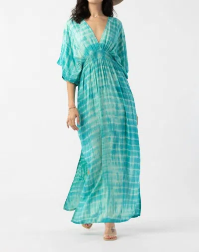 TIARE HAWAII LEVINE MAXI DRESS IN OCEAN STRIPE