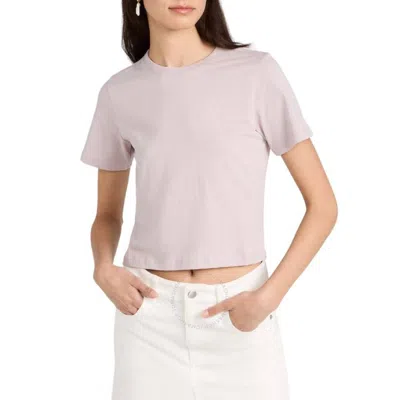 TIBI TIBI LADIES WHEAT COTTON CROPPED T-SHIRT