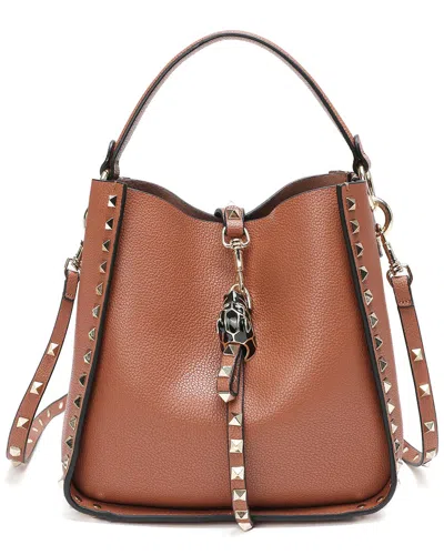 TIFFANY & FRED PARIS TIFFANY & FRED PARIS FULL-GRAIN LEATHER HOBO BAG