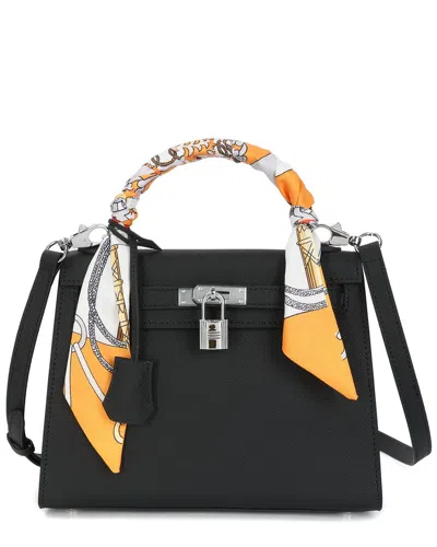 TIFFANY & FRED PARIS TIFFANY & FRED PARIS SAFFIANO LEATHER SATCHEL