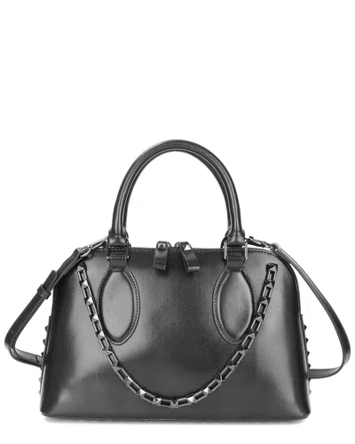 TIFFANY & FRED PARIS TIFFANY & FRED PARIS STUDDED DETAIL STRUCTURED LEATHER SATCHEL