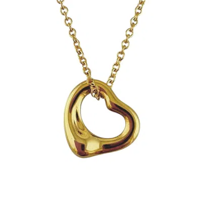 TIFFANY & CO OPEN HEART YELLOW (18K) NECKLACE (PRE-OWNED)