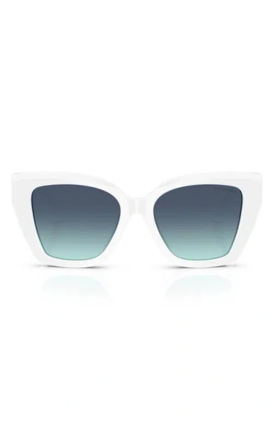 TIFFANY & CO TIFFANY & CO. 52MM GRADIENT SQUARE SUNGLASSES