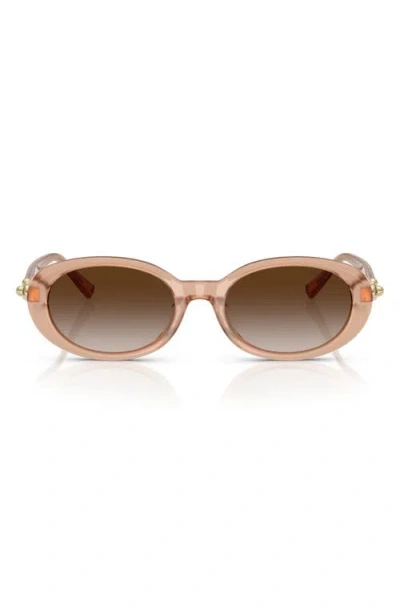 TIFFANY & CO TIFFANY & CO. 54MM OVAL SUNGLASSES