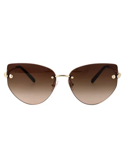 TIFFANY & CO TIFFANY PALE GOLD METAL SUNGLASSES