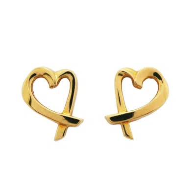 TIFFANY & CO YELLOW (18K) STUD EARRINGS (PRE-OWNED)