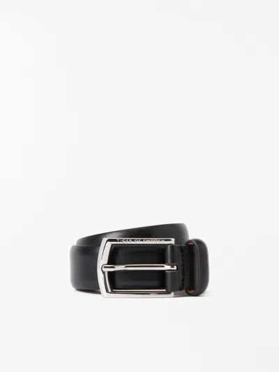 TIGER OF SWEDEN ASENBY LEATHER BELT