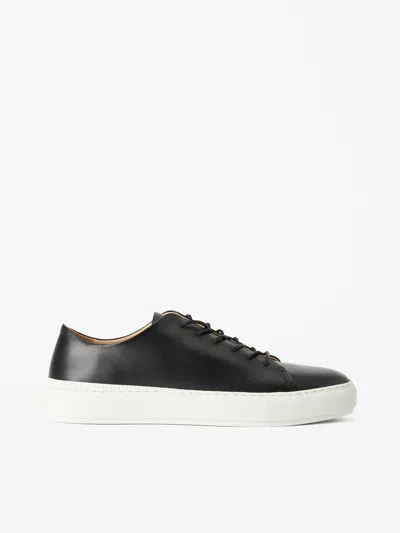 TIGER OF SWEDEN SAMPE LEATHER SNEAKERS