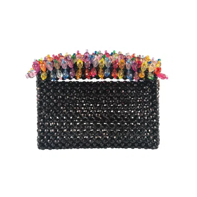 TILLIE BEADS WOMEN'S TWILIGHT BLACK CLASSIC BEAD BAG