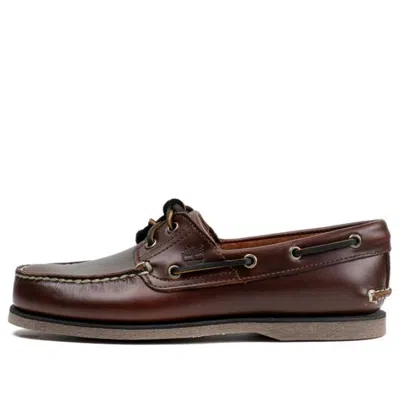 TIMBERLAND Timberland 2-Eye Lug Handsewn Boat Shoe 'Brown'