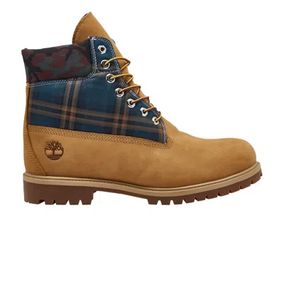 TIMBERLAND 6 INCH HERITAGE BOOT 'CAMO PLAID - WHEAT'