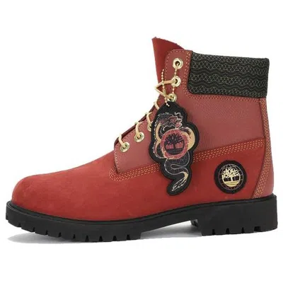 TIMBERLAND Timberland 6 Inch Lace Waterproof Boots 'Dark Red Nubuck'