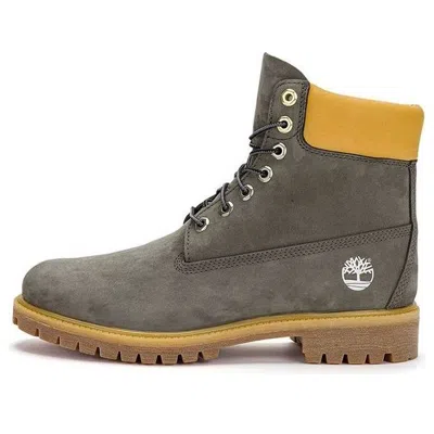 TIMBERLAND Timberland 6 Inch Premium Waterproof Boot 'Dark Green Nubuck'
