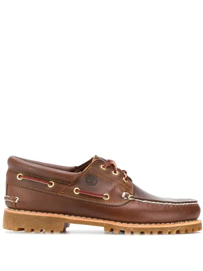 TIMBERLAND BROWN LEATHER DRESS SHOES