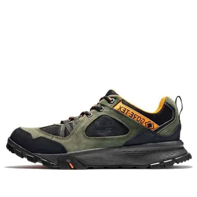 TIMBERLAND Timberland Garrison Trail Waterproof Low Hikers 'Black Green Yellow'
