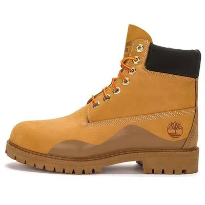 TIMBERLAND Timberland Heritage 6 Inch Waterproof Boot 'Wheat Nubuck with Brown'