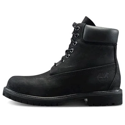 TIMBERLAND Timberland Icon 6' Premium Narrow Fit Boots 'Black Nubuck'