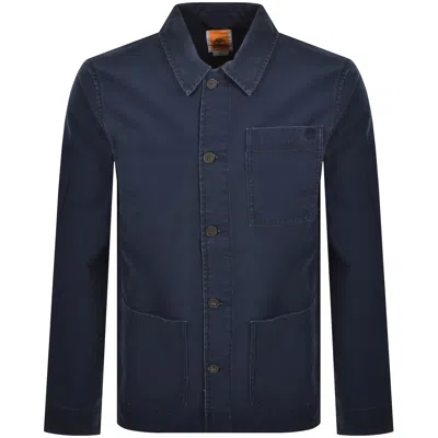 TIMBERLAND TIMBERLAND KEMPSHIRE CANVAS CHORE JACKET NAVY