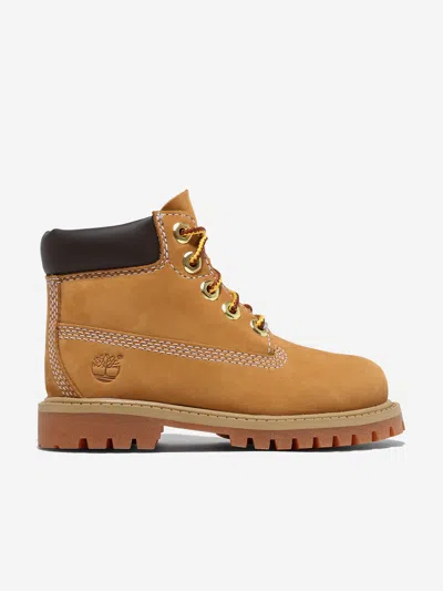 TIMBERLAND TIMBERLAND KIDS 6 INCH LACE-UP WATERPROOF BOOTS