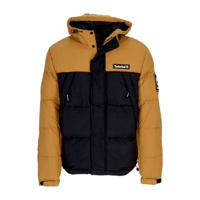 TIMBERLAND MEN'S JACKET ARCHIVE PUFFER JACKET WHEAT BOOT/BLACK