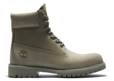 TIMBERLAND MEN'S TIMBERLAND 6" PREMIUM WATERPROOF BOOT SNEAKERS IN DARK GREEN
