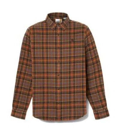 TIMBERLAND TIMBERLAND MIDWEIGHT FLANNEL CHECK SHIRT CHOCOLATE CHIP YD CLOTHING