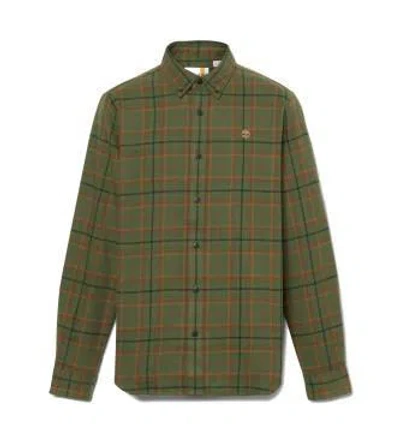 TIMBERLAND TIMBERLAND MIDWEIGHT FLANNEL CHECK SHIRT DARK WHEAT BOOT YD