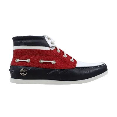 TIMBERLAND TIMBERLAND NEWMARKET CHUKKA 'NAVY BLUE RED WHITE'
