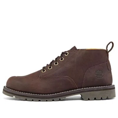 TIMBERLAND TIMBERLAND REDWOOD FALLS WATERPROOF CHUKKA BOOTS 'DARK BROWN FULL GRAIN'