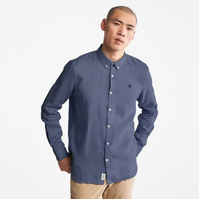 TIMBERLAND SHIRTS MAN TIMBERLAND TB0A2DC32881 - LINEN DARK DENIM