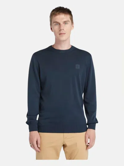 TIMBERLAND SHIRTS MAN TIMBERLAND TB0A5UHQ - MAEERUMACK DYE 4331 DARK SAPPHIRE