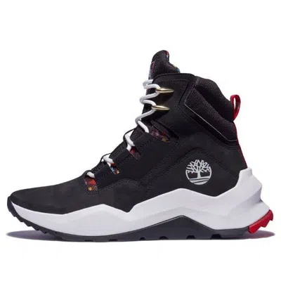 TIMBERLAND (WMNS) Timberland Madbury Side Zip Sneaker Boots 'Black Nubuck'