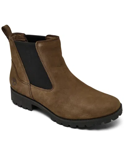 TIMBERLAND WOMEN'S ELLENDALE MID CHELSEA BOOTS FROM FINISH LINE