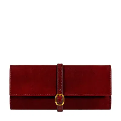 TIME RESISTANCE RED WOMENS LEATHER JEWELRY CASE - MADAME BOVARY
