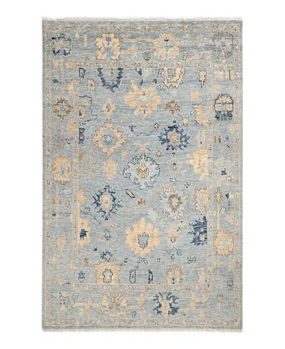 TIMELESS RUG DESIGNS SOLID LAGOS AREA RUG, 3' X 5'