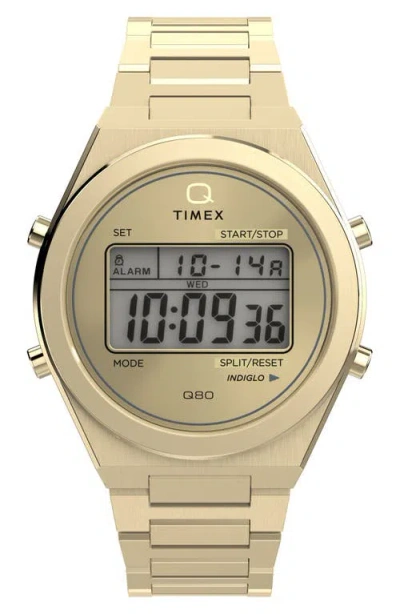 TIMEX TIMEX® Q TIMEX CONTINENTAL Q80 DIGITAL BRACELET WATCH, 39MM