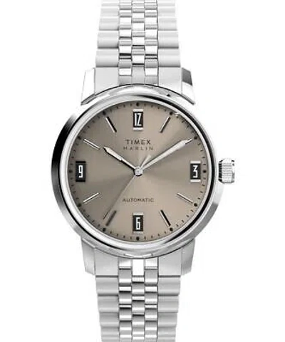 TIMEX TIMEX SILVER MENS ANALOGUE WATCH MARLIN TW2W59200