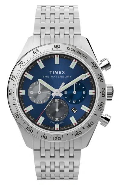 TIMEX TIMEX® WATERBURY TRADITIONAL CHRONOGRAPH BRACELET WATCH, 41MM
