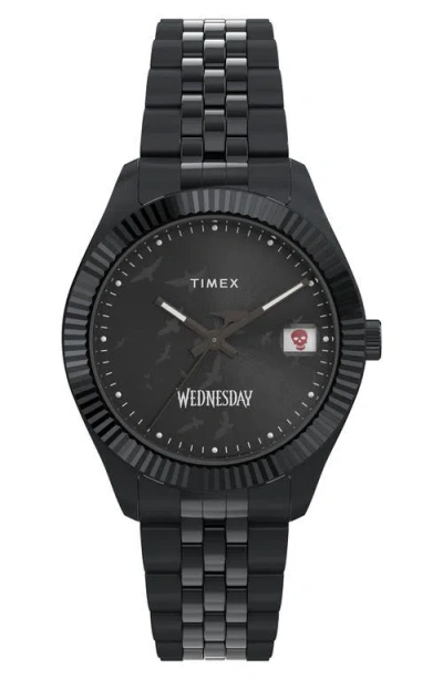TIMEX TIMEX® X WEDNESDAY LEGACY BRACELET WATCH, 36MM