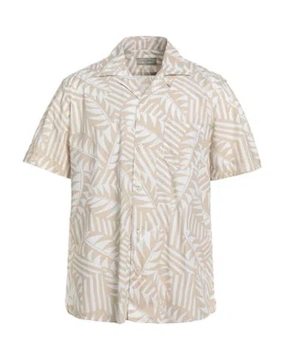 TINTORIA MATTEI 954 TINTORIA MATTEI 954 MAN SHIRT BEIGE SIZE L COTTON