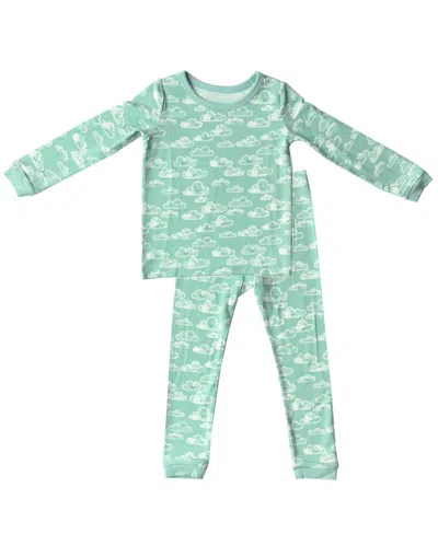 TINY KNOT CO. BABY BOYS AND GIRLS 2-PIECE LONG SLEEVE PAJAMA SET