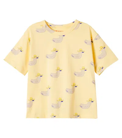 TINYCOTTONS DUCKS PRINTED COTTON T-SHIRT