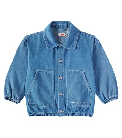TINYCOTTONS LOGO DENIM JACKET