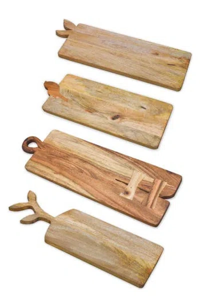 TIRAMISU TIRAMISU 4-PIECE WOOD CHARCUTERIE BOARD SET
