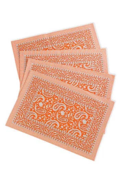 TIRAMISU TIRAMISU SCARLET SET OF 4 PLACEMATS